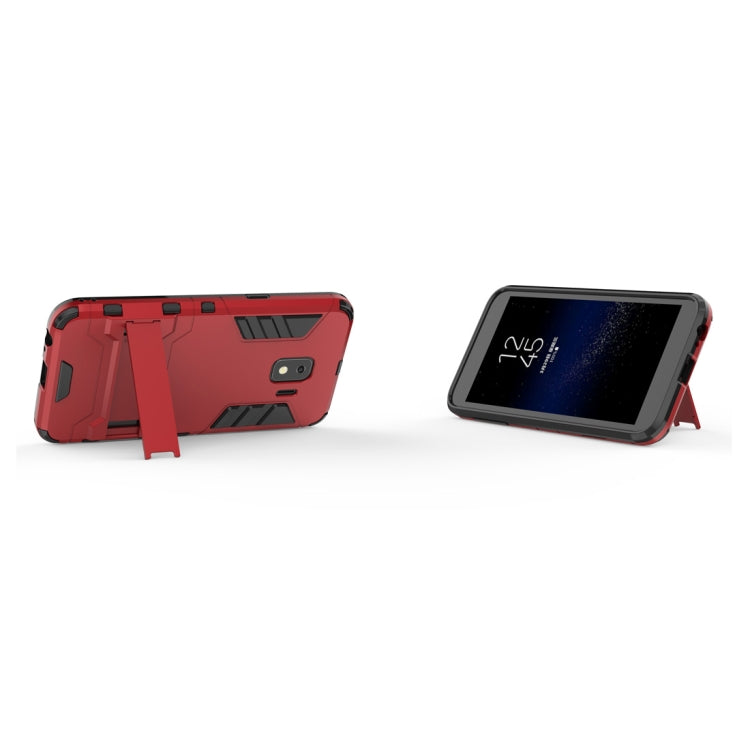 Shockproof PC + TPU Case for Galaxy J2 Core, with Holder, For Samsung Galaxy J2 Core, Galaxy J2 Core