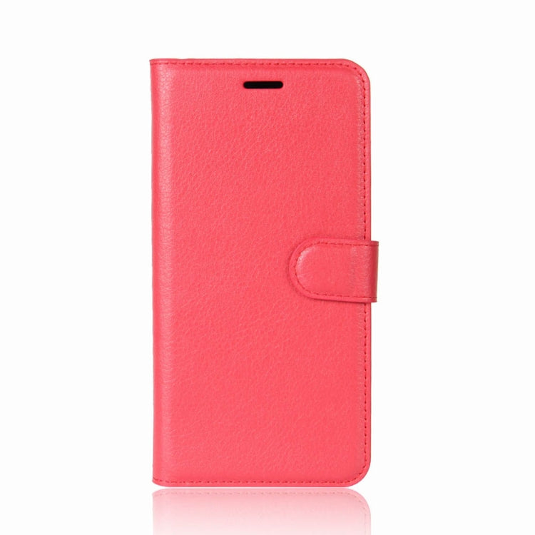 For Galaxy A8 (2018) Litchi Texture Horizontal Flip Leather Case with Holder & Card Slots & Wallet, For Galaxy A8 (2018)