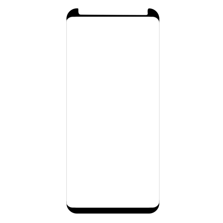 Case Friendly Screen Curved Tempered Glass Film For Galaxy S8 / G950, For S8, For Galaxy S8 0.26mm, For Galaxy S8 Black Frame, Galaxy S8 3D