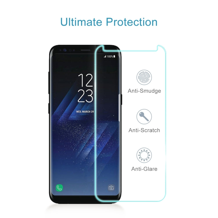 For Galaxy S8+ / G955 0.26mm 9H Surface Hardness 3D Explosion-proof Non-full Screen Curved Case Friendly Tempered Glass Film, For S8+ / G955, Galaxy S8+, For Galaxy S8+ / G955, For Galaxy S8+ / G955 Black Frame
