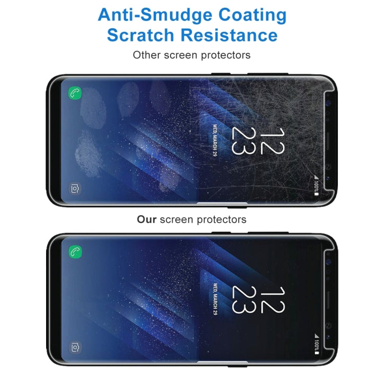 For Galaxy S8+ / G955 0.26mm 9H Surface Hardness 3D Explosion-proof Non-full Screen Curved Case Friendly Tempered Glass Film, For S8+ / G955, Galaxy S8+, For Galaxy S8+ / G955, For Galaxy S8+ / G955 Black Frame