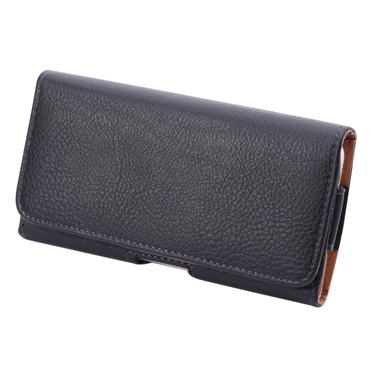 For Galaxy S7 Edge / G935 & S6 Edge / 925 Litchi Texture Vertical Flip Leather Case of Waist Bag with Back Splint