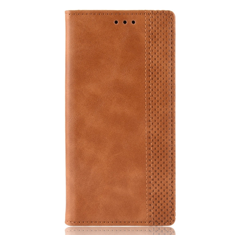 Magnetic Snap Retro Crazy Horse Texture Horizontal Flip Leather Case for Sony Xperia L3, with Holder & Card Slots & Photo Frame, For Sony Xperia L3