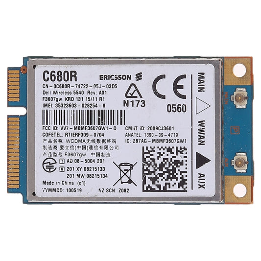 Wireless Network Card for Dell C680R WWAN UMTS Wireless 5540 dw5540 Ericsson F3607GW, C680R