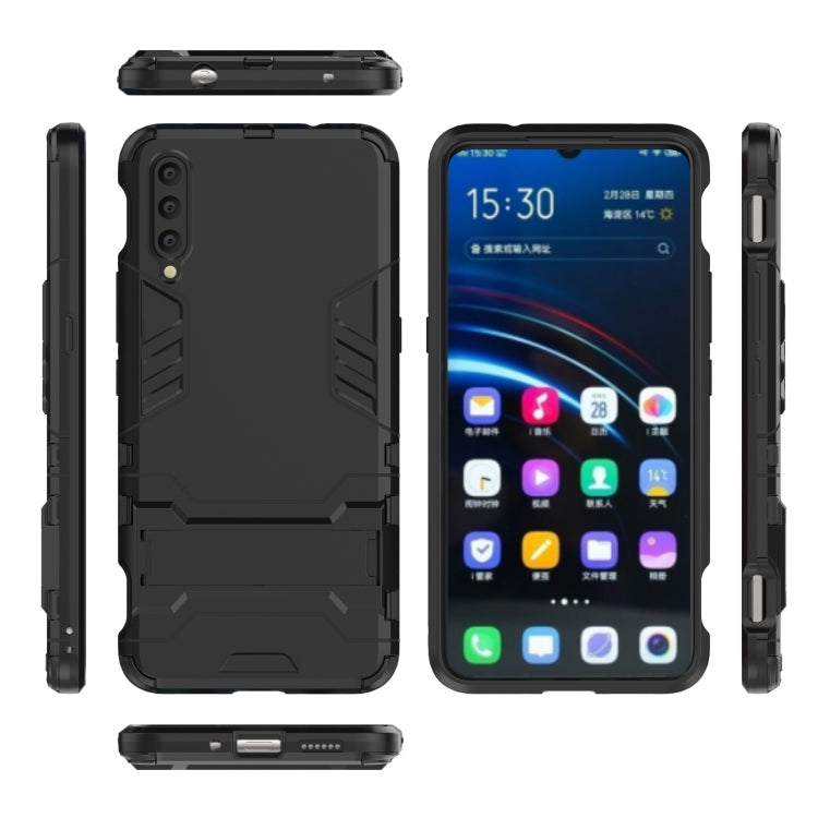 Shockproof PC + TPU Case for  VIVO IQOO, with Holder, For Vivo iQOO