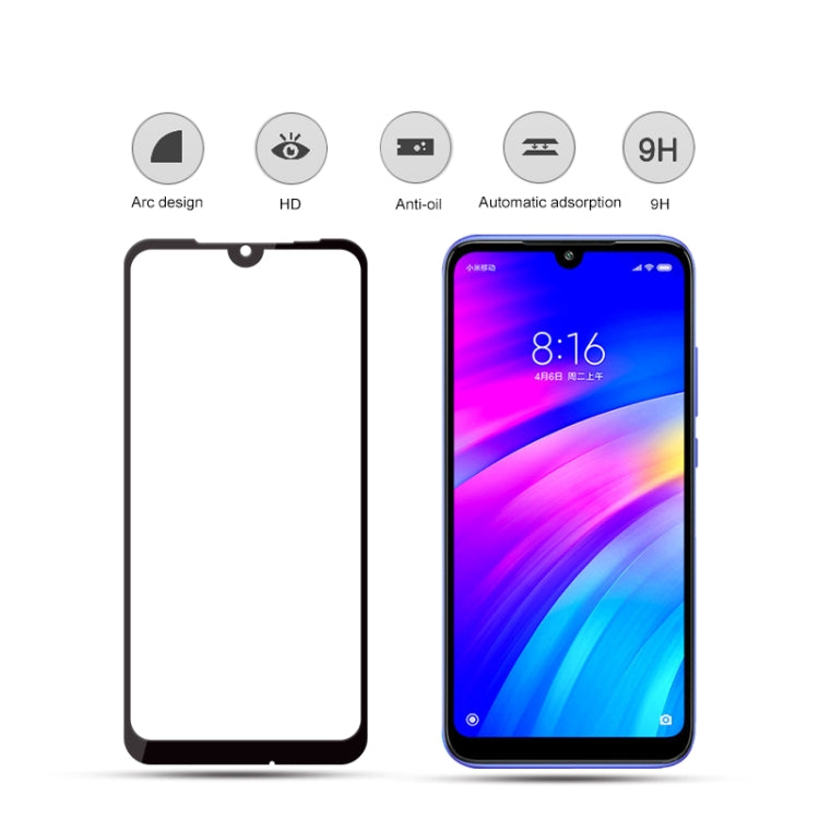 2Pcs mocolo 0.33mm 9H 2.5D Silk Print Tempered Glass Film, Redmi 7, Xiaomi Mi9 se, Xiaomi Pocophone F1, Xiaomi Mi 9, Redmi Note 6 Pro, Redmi 6 Pro, Redmi Note6, Redmi 6, Xiaomi Mi 8, Redmi Note7
