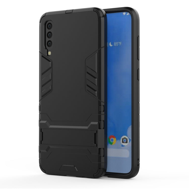 Shockproof PC + TPU Case for Samsung Galaxy A70, with Holder, For Samsung Galaxy A70