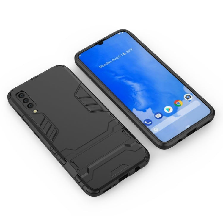 Shockproof PC + TPU Case for Samsung Galaxy A70, with Holder, For Samsung Galaxy A70