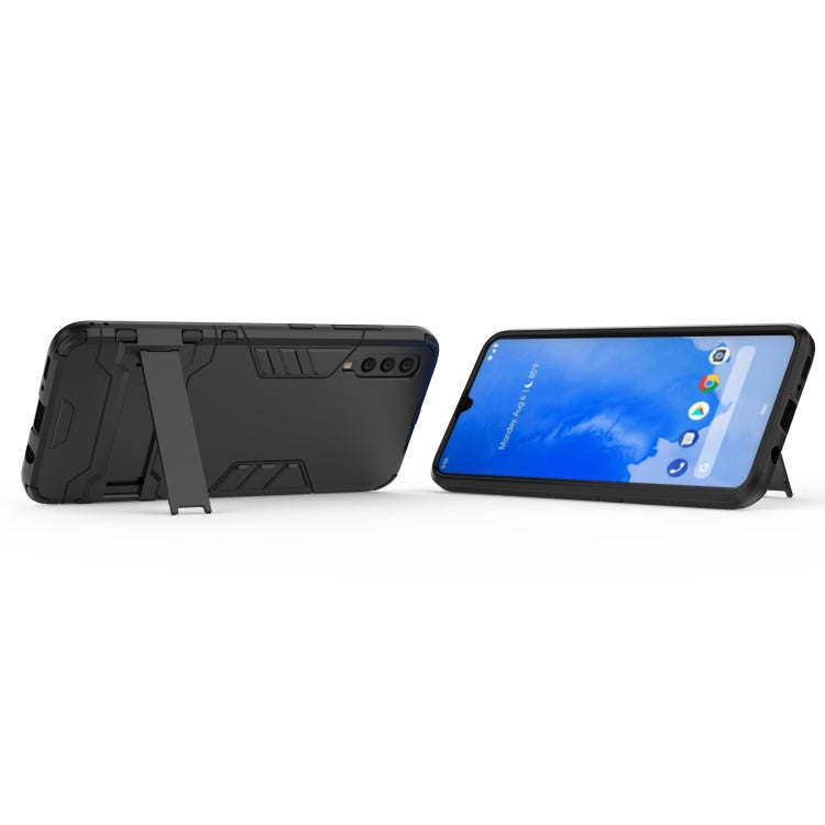 Shockproof PC + TPU Case for Samsung Galaxy A70, with Holder, For Samsung Galaxy A70