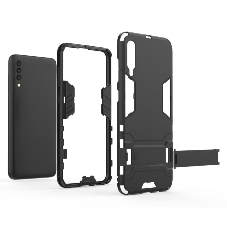 Shockproof PC + TPU Case for Samsung Galaxy A70, with Holder, For Samsung Galaxy A70