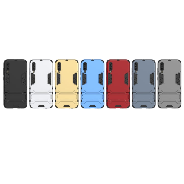 Shockproof PC + TPU Case for Samsung Galaxy A70, with Holder, For Samsung Galaxy A70