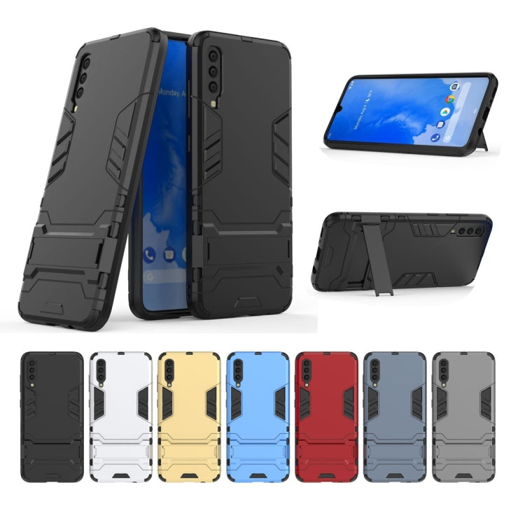 Shockproof PC + TPU Case for Samsung Galaxy A70, with Holder, For Samsung Galaxy A70