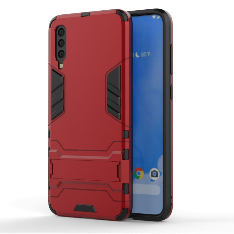 Shockproof PC + TPU Case for Samsung Galaxy A70, with Holder, For Samsung Galaxy A70