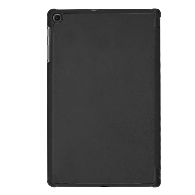 ENKAY High Quality PU Leather + Plastic Bottom Case with Three-folding Holder for Samsung Galaxy Tab A 10.1 (2019) T510 / T515, For Galaxy Tab A 10.1 (2019) T510, For Galaxy Tab A 10.1 (2019) T510 / T515, FFor Amazon Fire HD 8 / HD 8 Plus (2020)