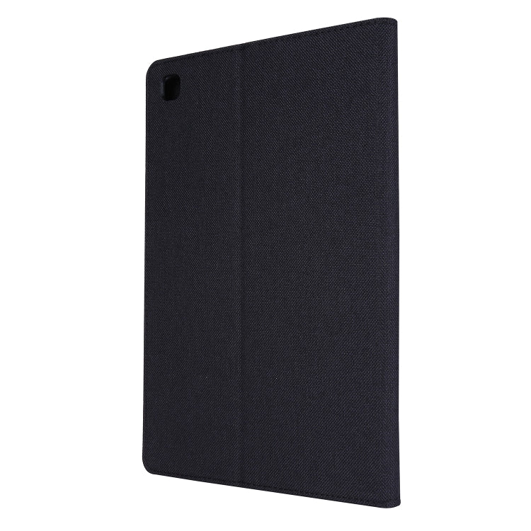 Horizontal Flip TPU + Fabric PU Leather Protective Case with Name Card Clip, For Galaxy Tab S6 Lite