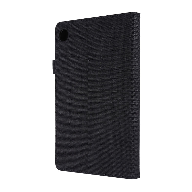 Horizontal Flip TPU + Fabric PU Leather Protective Case with Name Card Clip, For Lenovo Tab M8