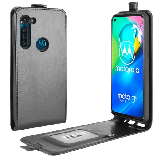 For Motorola Moto G8 Power R64 Texture Single Vertical Flip Leather Protective Case with Card Slots & Photo Frame, For Motorola Moto G8 Power