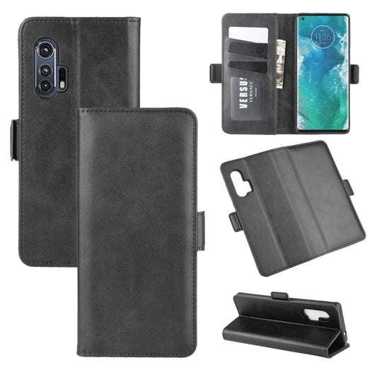 For Motorola Edge+  Dual-side Magnetic Buckle Horizontal Flip Leather Case with Holder & Card Slots & Wallet, For Motorola Edge+