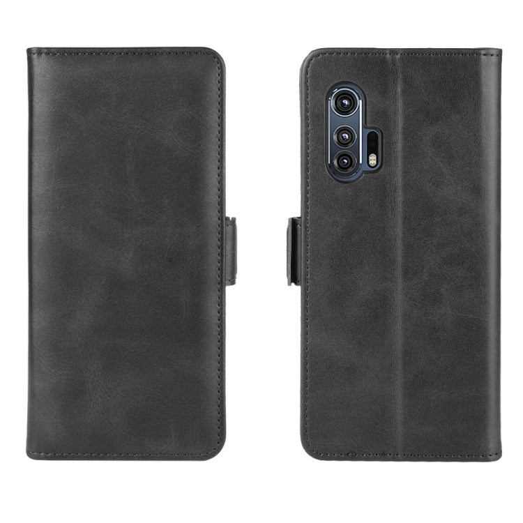 For Motorola Edge+  Dual-side Magnetic Buckle Horizontal Flip Leather Case with Holder & Card Slots & Wallet, For Motorola Edge+