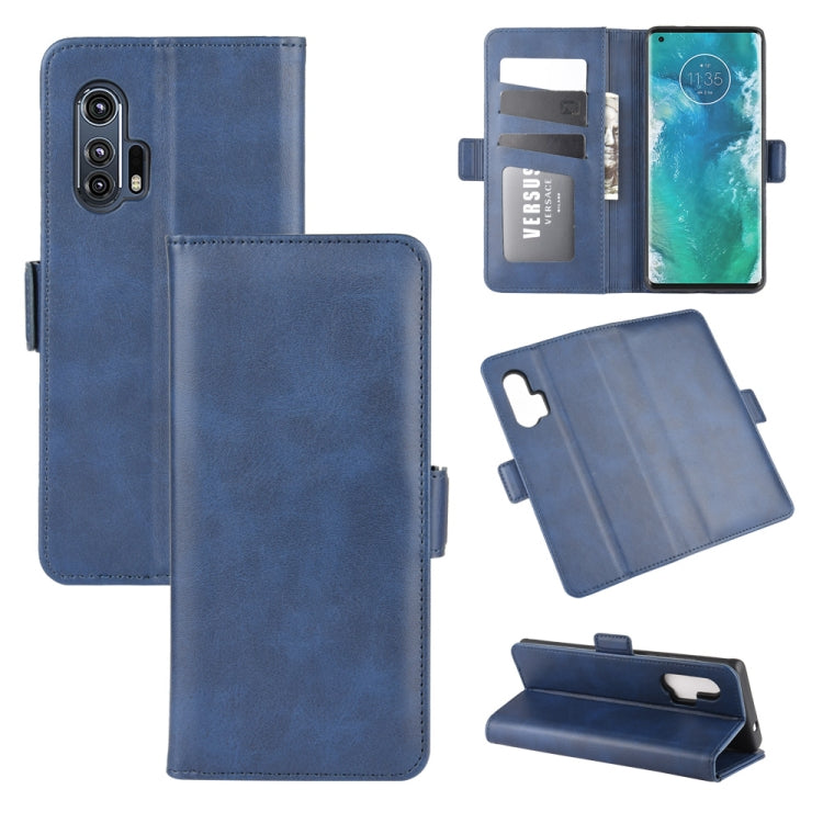 For Motorola Edge+  Dual-side Magnetic Buckle Horizontal Flip Leather Case with Holder & Card Slots & Wallet, For Motorola Edge+