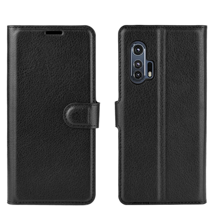 For Motorola Edge+ Litchi Texture Horizontal Flip Protective Case with Holder & Card Slots & Wallet, For Motorola Edge+