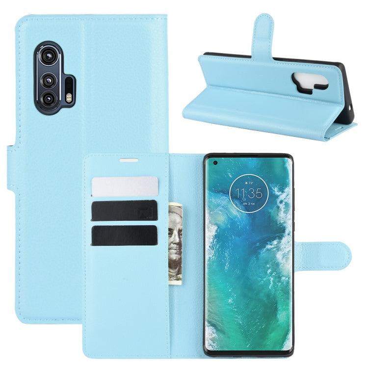 For Motorola Edge+ Litchi Texture Horizontal Flip Protective Case with Holder & Card Slots & Wallet, For Motorola Edge+