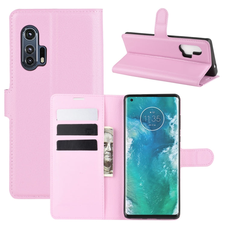 For Motorola Edge+ Litchi Texture Horizontal Flip Protective Case with Holder & Card Slots & Wallet, For Motorola Edge+