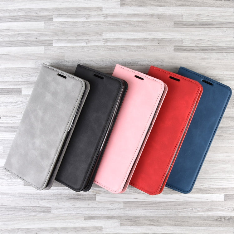 For Xiaomi Redmi Note 9/10X 4G Retro-skin Business Magnetic Suction Leather Case with Holder & Card Slots & Wallet, For Redmi Note 9 4G