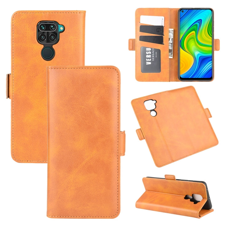 For Xiaomi Redmi Note 9/10X 4G Dual-side Magnetic Buckle Horizontal Flip Leather Case with Holder & Card Slots & Wallet, For Redmi Note 10X 4G, For Xiaomi Redmi Note 10X 4G