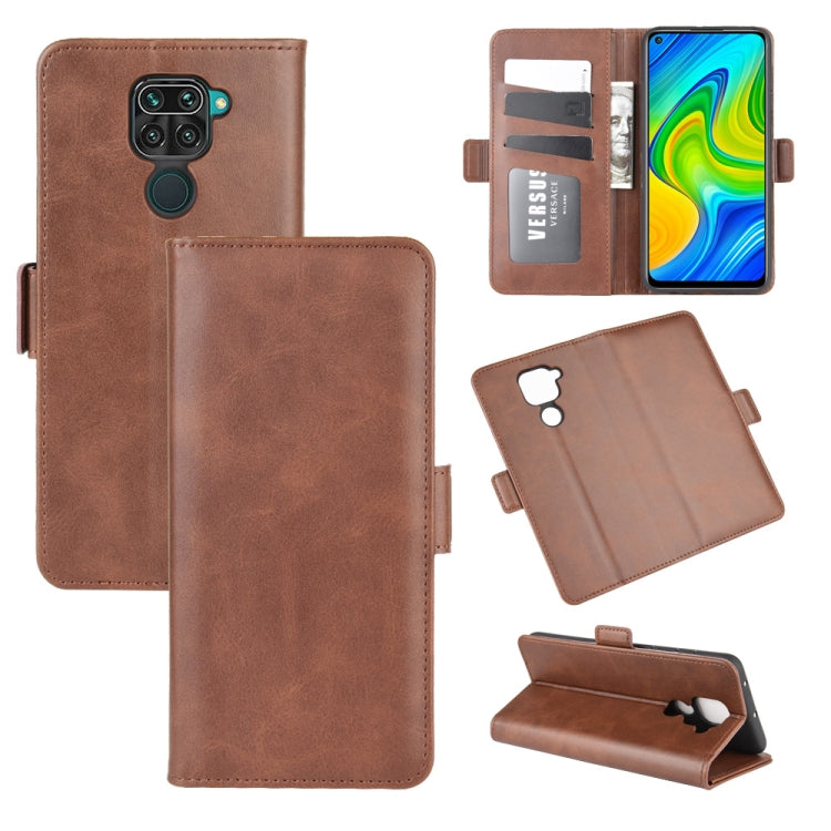 For Xiaomi Redmi Note 9/10X 4G Dual-side Magnetic Buckle Horizontal Flip Leather Case with Holder & Card Slots & Wallet, For Redmi Note 10X 4G, For Xiaomi Redmi Note 10X 4G