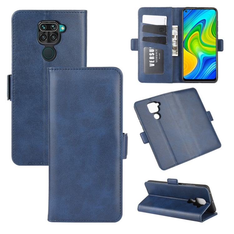 For Xiaomi Redmi Note 9/10X 4G Dual-side Magnetic Buckle Horizontal Flip Leather Case with Holder & Card Slots & Wallet, For Redmi Note 10X 4G, For Xiaomi Redmi Note 10X 4G