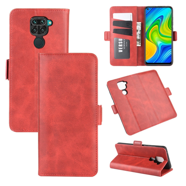 For Xiaomi Redmi Note 9/10X 4G Dual-side Magnetic Buckle Horizontal Flip Leather Case with Holder & Card Slots & Wallet, For Redmi Note 10X 4G, For Xiaomi Redmi Note 10X 4G