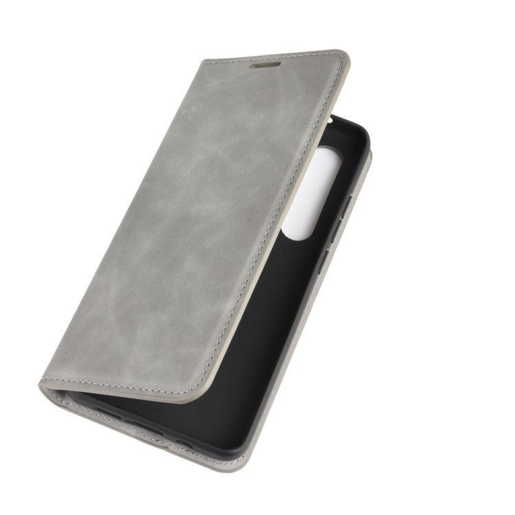 For Xiaomi Mi Note 10 Lite Retro-skin Business Magnetic Suction Leather Case with Holder & Card Slots & Wallet, For Xiaomi Mi Note 10 Lite