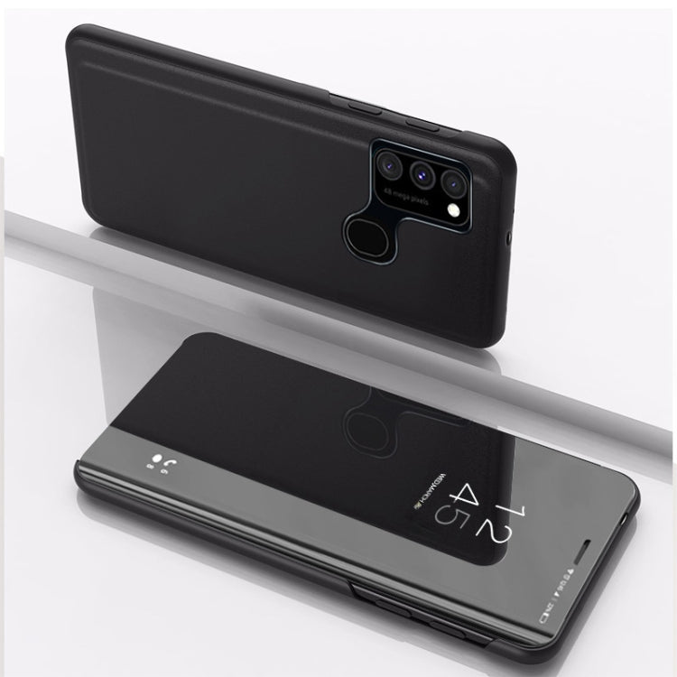 For Samsung Galaxy M31 / M21 / M30S Plated Mirror Horizontal Flip Leather Case with Holder, For Samsung Galaxy M31, For Galaxy M31