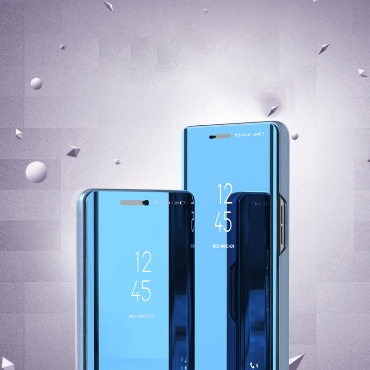For Samsung Galaxy M31 / M21 / M30S Plated Mirror Horizontal Flip Leather Case with Holder, For Samsung Galaxy M31, For Galaxy M31