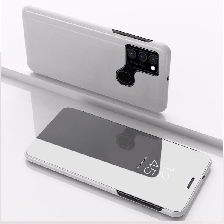 For Samsung Galaxy M31 / M21 / M30S Plated Mirror Horizontal Flip Leather Case with Holder, For Samsung Galaxy M31, For Galaxy M31