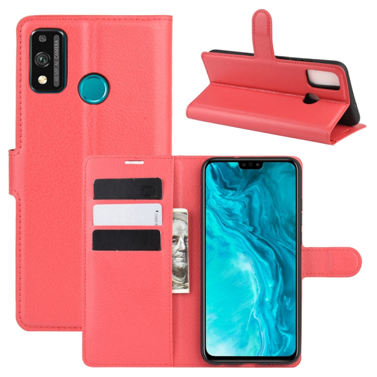 For Huawei Honor 9X lite Litchi Texture Horizontal Flip Protective Case with Holder & Card Slots & Wallet, For Huawei Honor 9X Lite