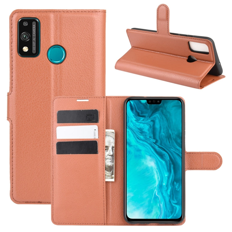 For Huawei Honor 9X lite Litchi Texture Horizontal Flip Protective Case with Holder & Card Slots & Wallet, For Huawei Honor 9X Lite