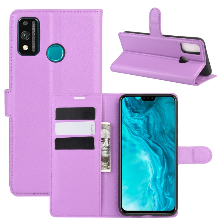 For Huawei Honor 9X lite Litchi Texture Horizontal Flip Protective Case with Holder & Card Slots & Wallet, For Huawei Honor 9X Lite