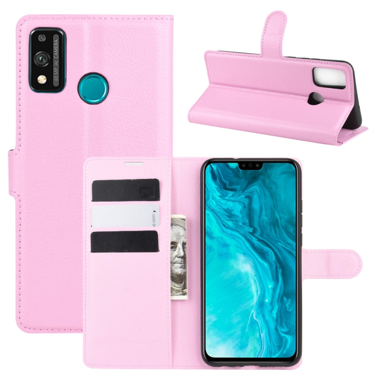 For Huawei Honor 9X lite Litchi Texture Horizontal Flip Protective Case with Holder & Card Slots & Wallet, For Huawei Honor 9X Lite