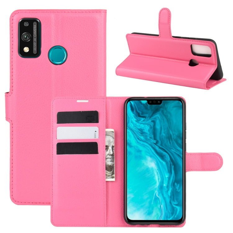 For Huawei Honor 9X lite Litchi Texture Horizontal Flip Protective Case with Holder & Card Slots & Wallet, For Huawei Honor 9X Lite