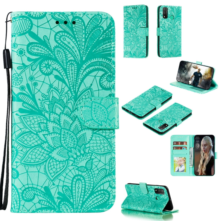 Lace Flower Embossing Pattern Horizontal Flip Leather Case , with Holder & Card Slots & Wallet & Photo Frame & Lanyard, For Huawei P Smart 2020, For Huawei Y5P / Honor 9S, For Huawei Y6P, For Huawei Y7P / P40 Lite, For Huawei Honor X10                 ...