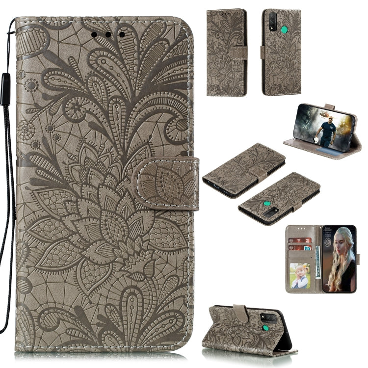 Lace Flower Embossing Pattern Horizontal Flip Leather Case , with Holder & Card Slots & Wallet & Photo Frame & Lanyard, For Huawei P Smart 2020, For Huawei Y5P / Honor 9S, For Huawei Y6P, For Huawei Y7P / P40 Lite, For Huawei Honor X10                 ...