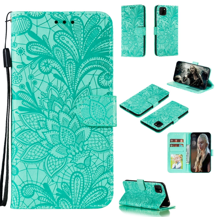 Lace Flower Embossing Pattern Horizontal Flip Leather Case , with Holder & Card Slots & Wallet & Photo Frame & Lanyard, For Huawei P Smart 2020, For Huawei Y5P / Honor 9S, For Huawei Y6P, For Huawei Y7P / P40 Lite, For Huawei Honor X10                 ...
