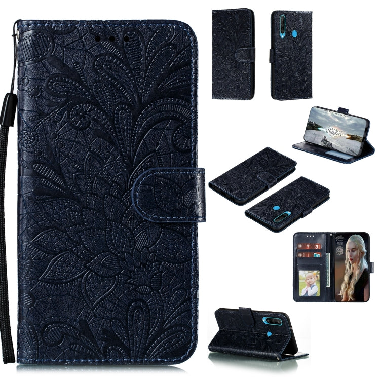 Lace Flower Embossing Pattern Horizontal Flip Leather Case , with Holder & Card Slots & Wallet & Photo Frame & Lanyard, For Huawei P Smart 2020, For Huawei Y5P / Honor 9S, For Huawei Y6P, For Huawei Y7P / P40 Lite, For Huawei Honor X10                 ...