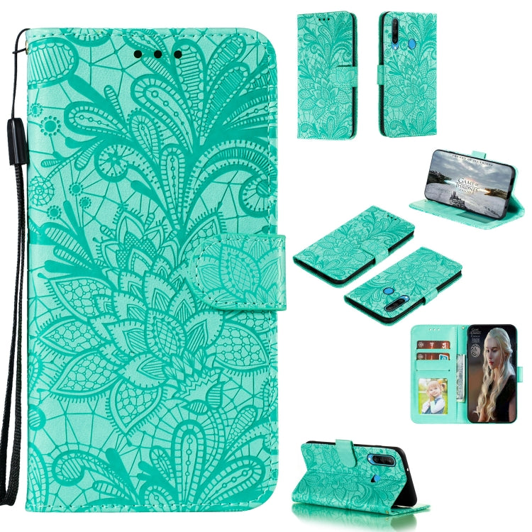 Lace Flower Embossing Pattern Horizontal Flip Leather Case , with Holder & Card Slots & Wallet & Photo Frame & Lanyard, For Huawei P Smart 2020, For Huawei Y5P / Honor 9S, For Huawei Y6P, For Huawei Y7P / P40 Lite, For Huawei Honor X10                 ...