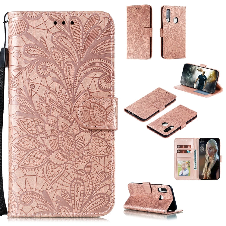 Lace Flower Embossing Pattern Horizontal Flip Leather Case , with Holder & Card Slots & Wallet & Photo Frame & Lanyard, For Huawei P Smart 2020, For Huawei Y5P / Honor 9S, For Huawei Y6P, For Huawei Y7P / P40 Lite, For Huawei Honor X10                 ...