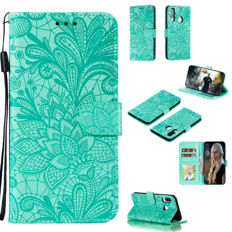 Lace Flower Embossing Pattern Horizontal Flip Leather Case , with Holder & Card Slots & Wallet & Photo Frame & Lanyard, For Huawei P Smart 2020, For Huawei Y5P / Honor 9S, For Huawei Y6P, For Huawei Y7P / P40 Lite, For Huawei Honor X10                 ...
