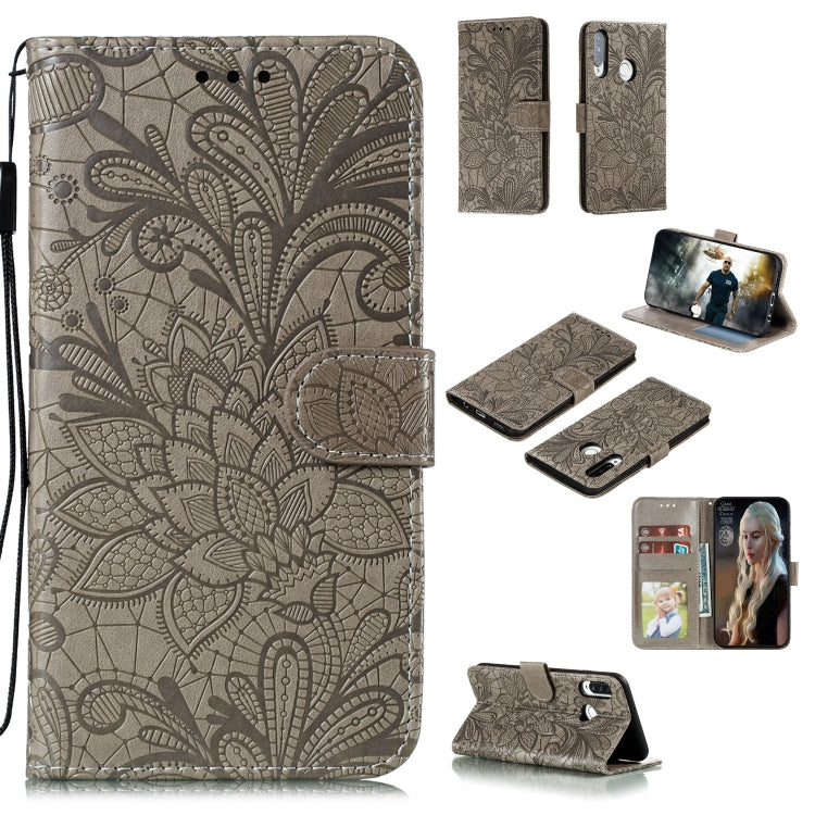 Lace Flower Embossing Pattern Horizontal Flip Leather Case , with Holder & Card Slots & Wallet & Photo Frame & Lanyard, For Huawei P Smart 2020, For Huawei Y5P / Honor 9S, For Huawei Y6P, For Huawei Y7P / P40 Lite, For Huawei Honor X10                 ...