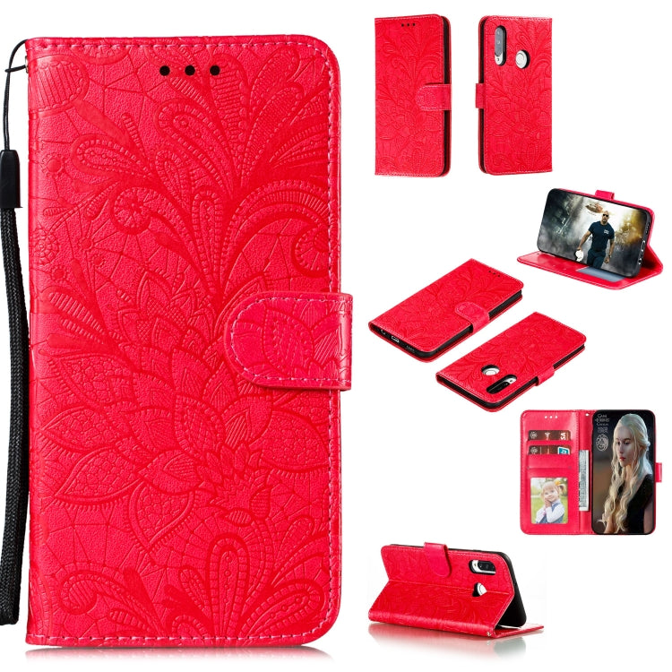 Lace Flower Embossing Pattern Horizontal Flip Leather Case , with Holder & Card Slots & Wallet & Photo Frame & Lanyard, For Huawei P Smart 2020, For Huawei Y5P / Honor 9S, For Huawei Y6P, For Huawei Y7P / P40 Lite, For Huawei Honor X10                 ...